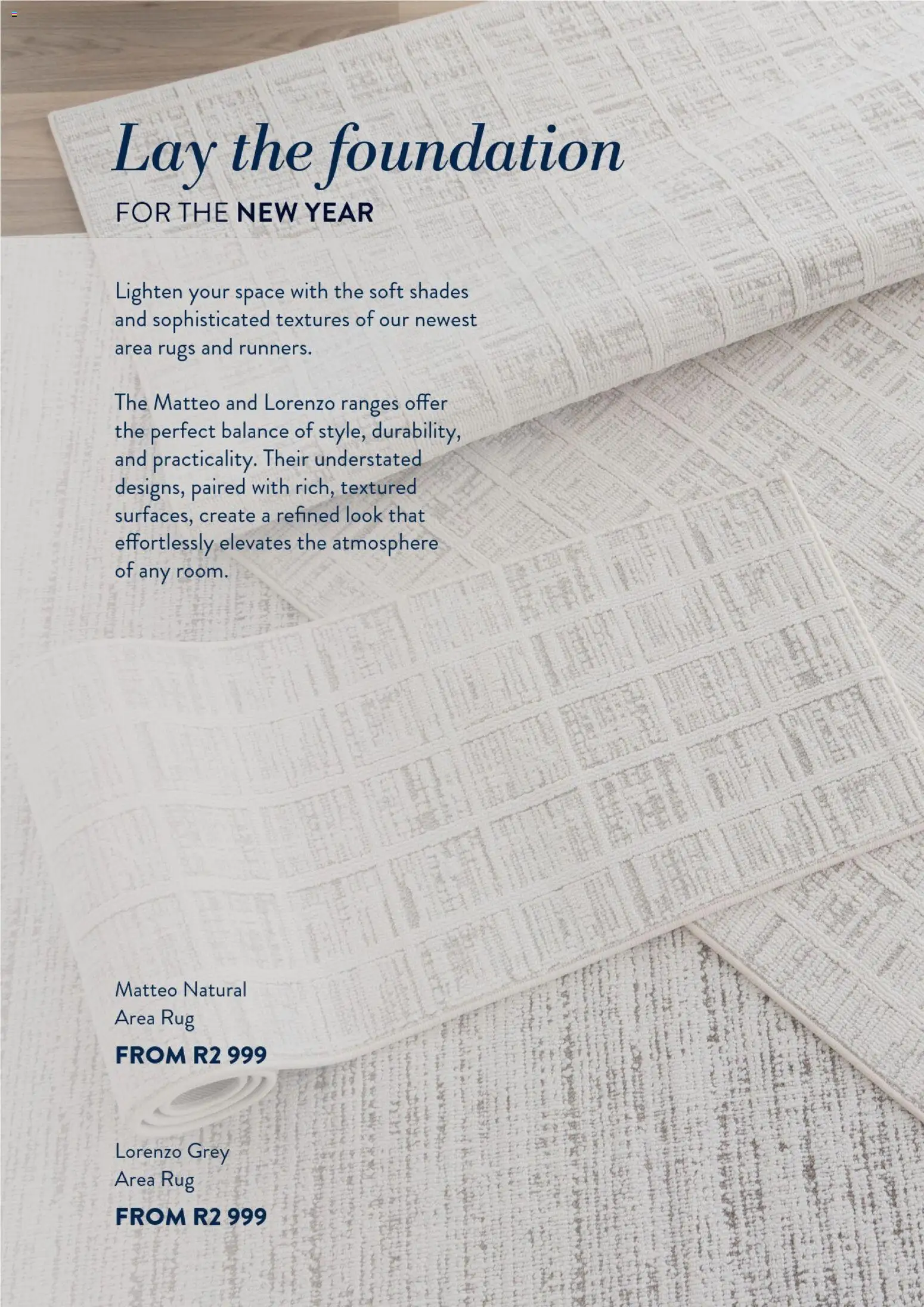 New Volpes catalogue – valid from 01.01.2026 | Page: 28 | Products: Rug, Foundation
