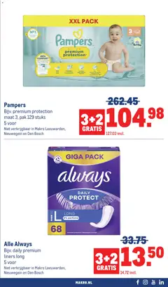 Makro folder - Voorbeeld van een folder van Makro, geldig van 11.03.2026 | Pagina: 63 | Producten: Pampers, Parfum