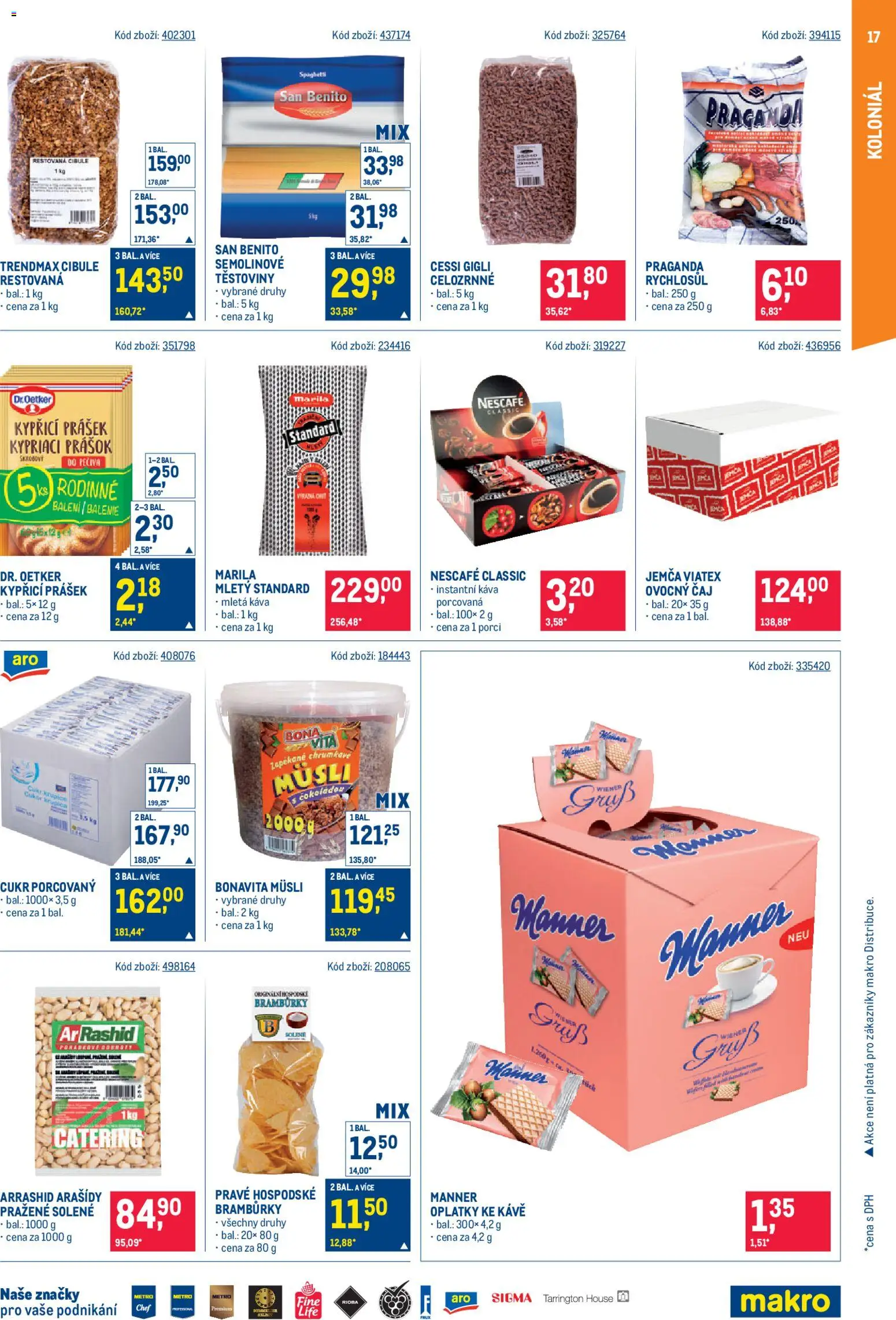 Makro leták - Gastronomie od 02.01.2026 | Strana: 17