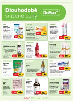 Náhled letáku Dr. Max leták od 01.01.2026 | Strana: 6 | Produkty: Oční kapky, Voda, Sójový nápoj, Vincentka