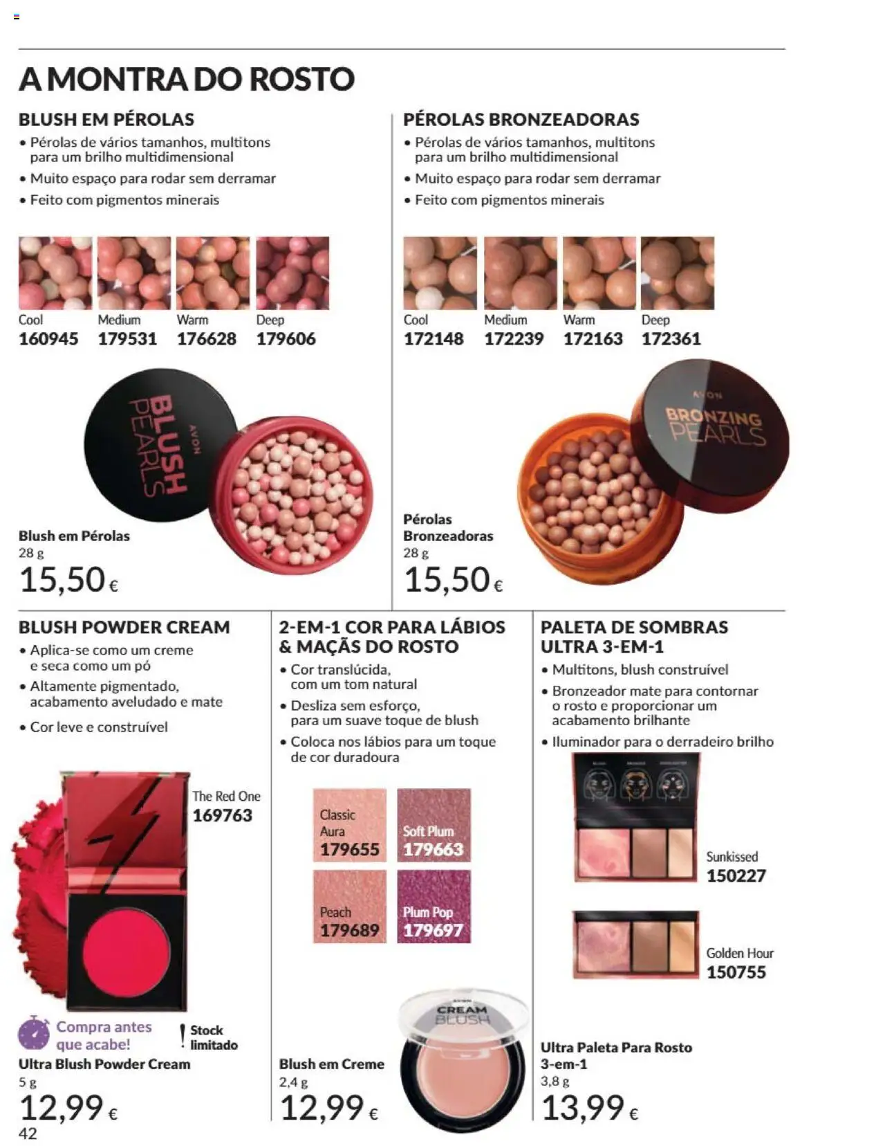 Catálogo Avon Campanha 6 │ válido de 01.06.2025 | Página: 42 | Produtos: Iluminador, Blush, Maçãs, Creme