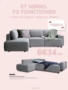 Daells Bolighus - Find din sovesofaer her gyldig fra 14.11.2025 | Side: 12 | Produkter: Seng, Sofa
