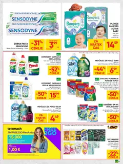 Tuš katalog akcije – veljaven od 15.04.2026 | Stran: 23 | Izdelki: Plenice, Mehčalec, Zobna pasta, Detergent