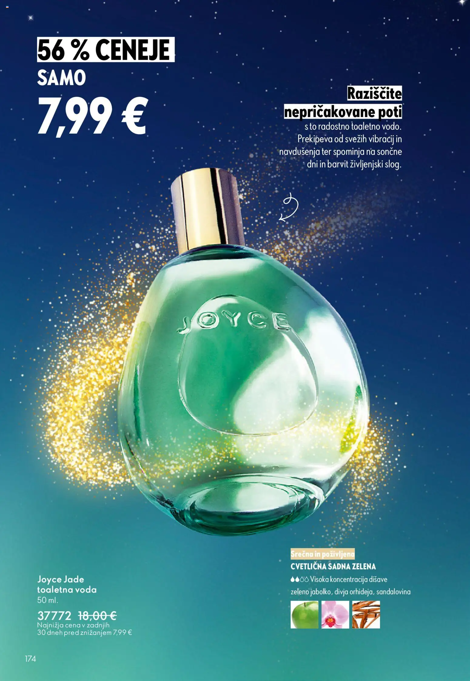 Novi Oriflame katalog ponudbe – veljaven od 19.11.2025 | Stran: 174 | Izdelki: Voda, Zelena, Toaletna voda