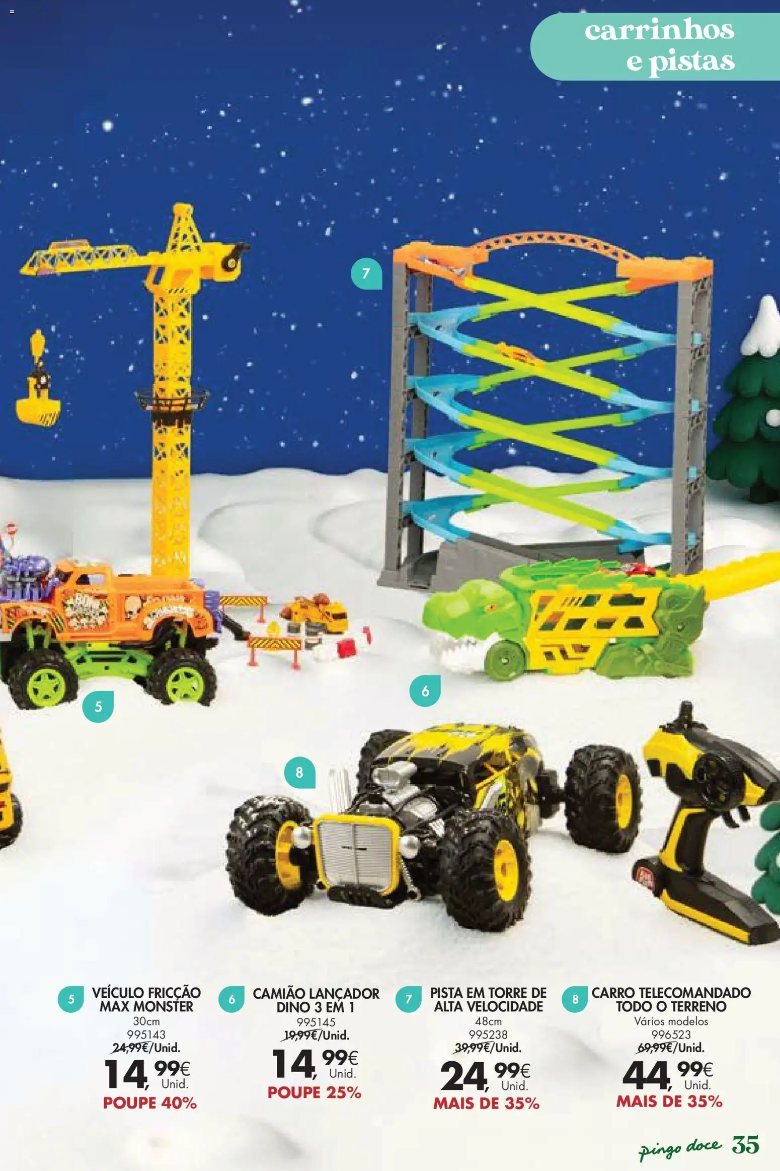 Pingo Doce  Brinquedos Natal Lojas Hipers │ válido de 18.11.2025 | Página: 35