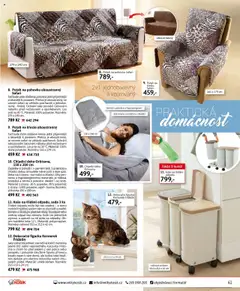 Velký Košík katalog - srpen od 01.08.2025 | Strana: 61 | Produkty: Přehoz, Košík, Přikrývka, Pohovka
