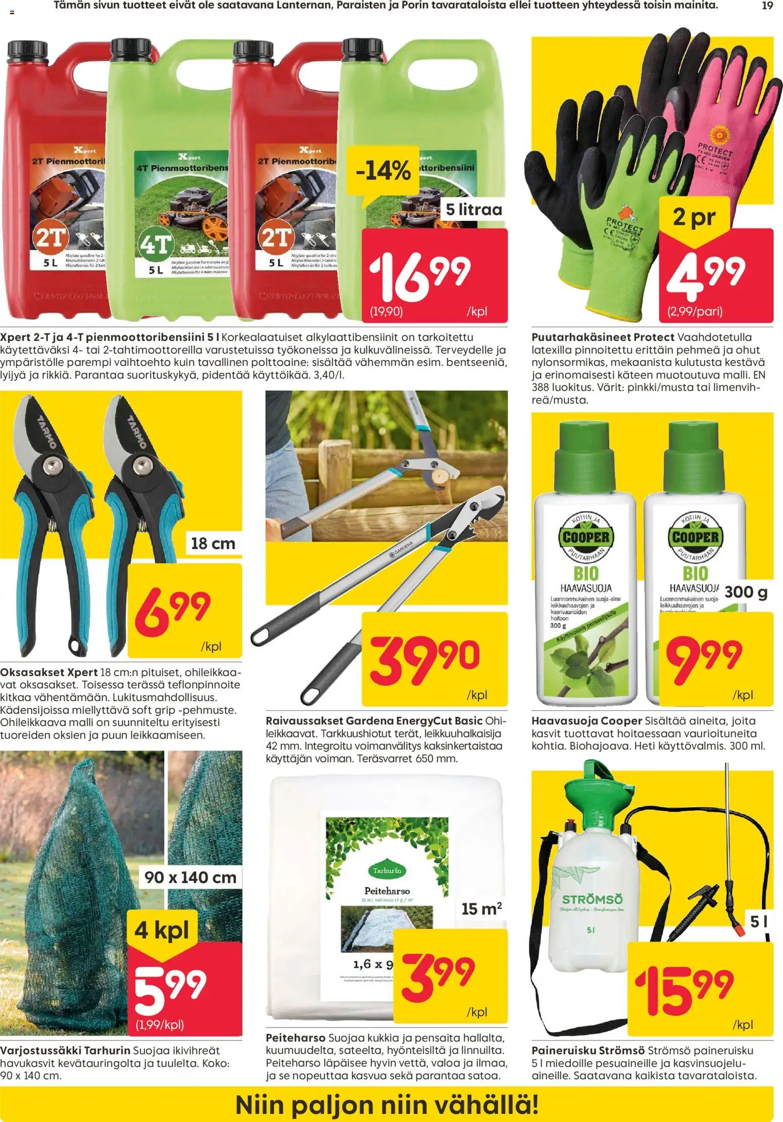Rusta tarjoukset – voimassa 16.03.2026 alkaen | Sivu: 19 | Tuotteet: Oksasakset