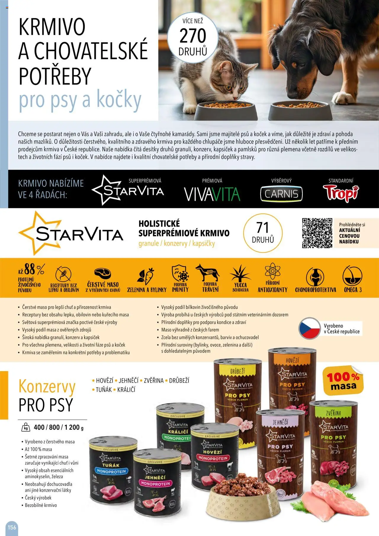 Mountfield katalog 2025 od 16.04.2025 | Strana: 156 | Produkty: Omega 3, Granule, Konzervy pro psy, Maso