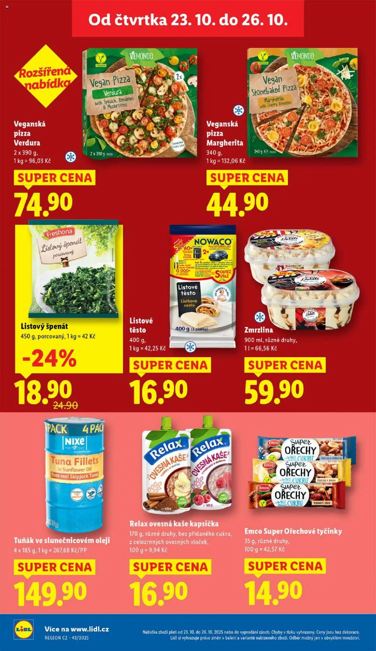 Lidl leták od 23.10.2025 | Strana: 24 | Produkty: Fiskars, Ořechy, Ovesná kaše, Protein