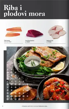 Metro Horeca - pregled Metro kataloga - važi od 01.02.2026 | Strana: 6 | Proizvode: Plodovi mora, Riba