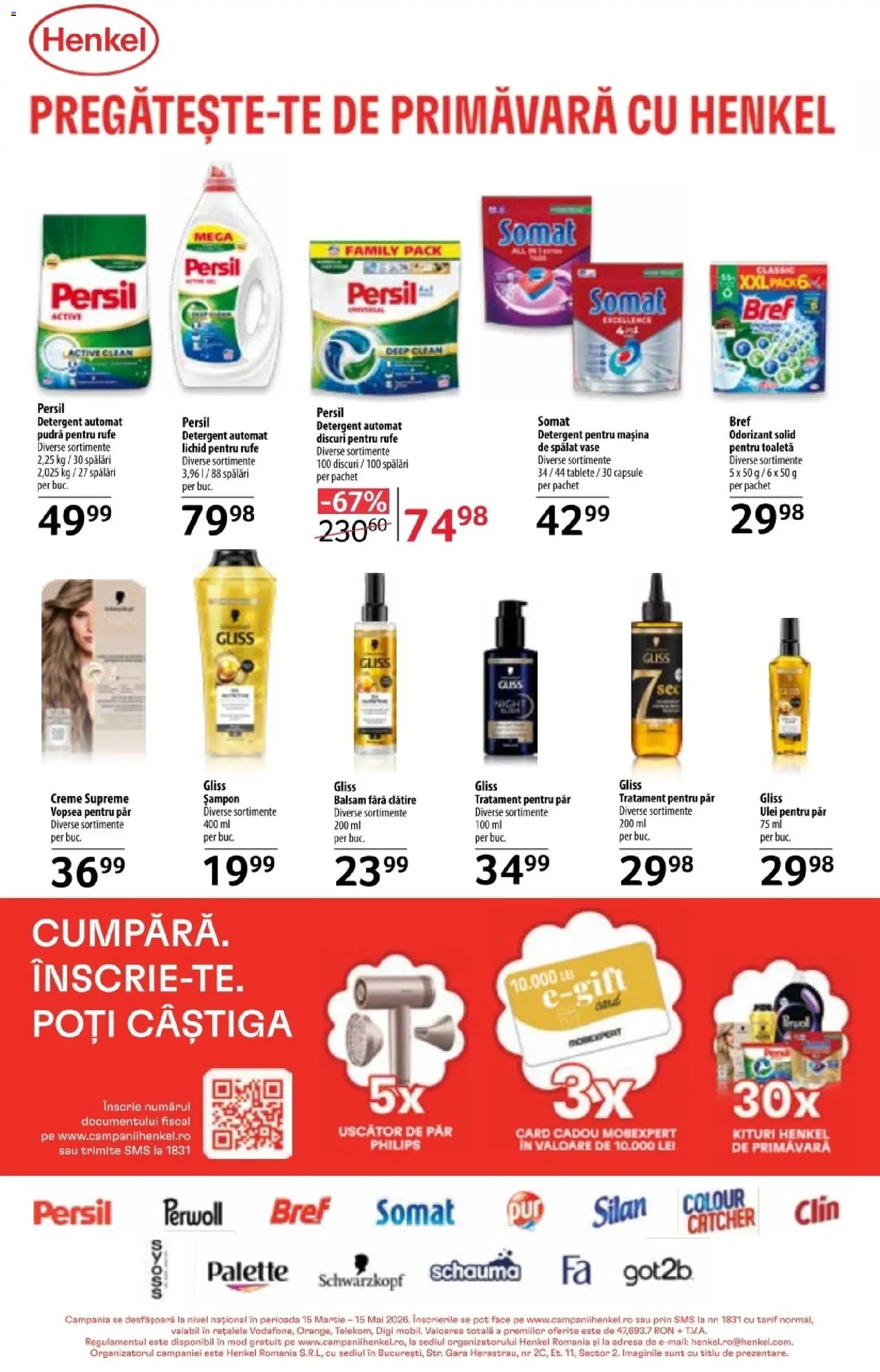 Noul catalog Selgros – valabil de la 17.04.2026 | Pagină: 19 | Produse: Enginar, Uscător De Păr, Șampon, Detergent