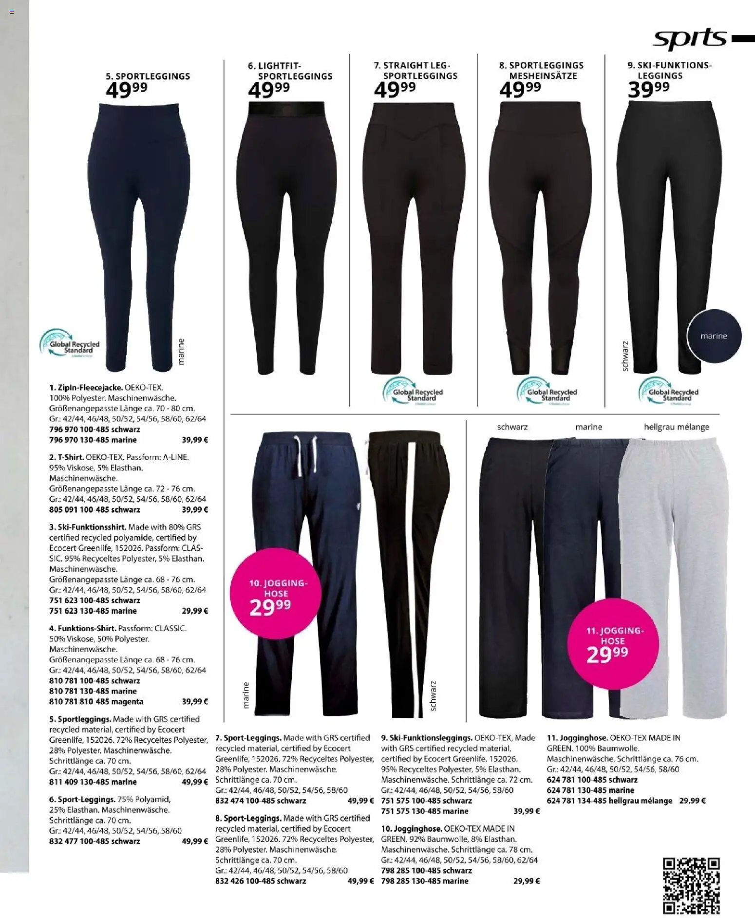 Ulla Popken akciós ujság - amely érvényes a következő dátumtól: 01.05.2026 | Oldal: 177 | Termékek: Leggings