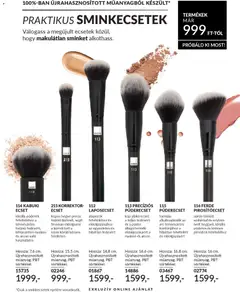 Katalógus AVON 2026 februári - amely érvényes a következő dátumtól: 01.02.2026 | Oldal: 75 | Termékek: Púderecset, Púder, Korrektor, Ecset