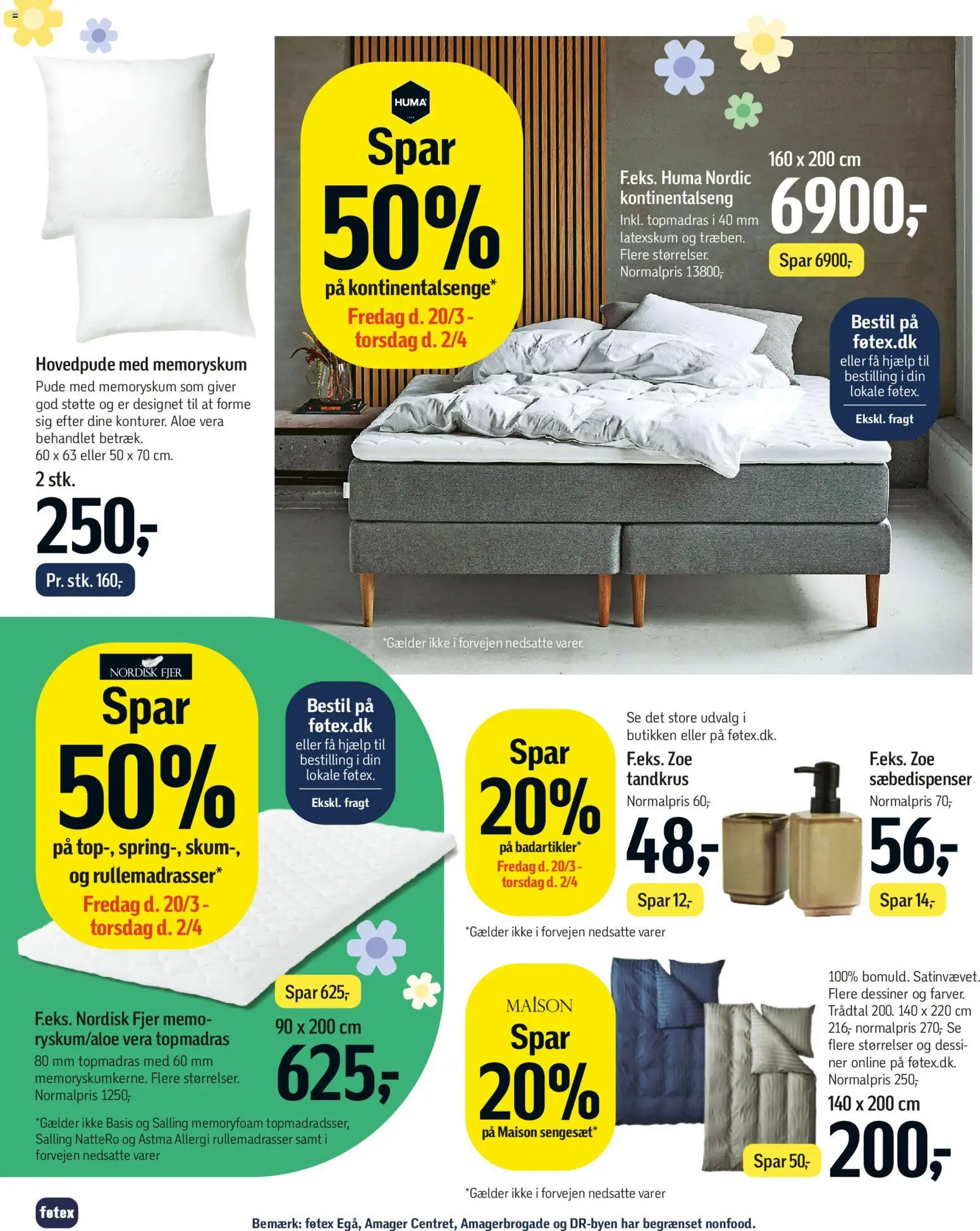 Føtex tilbudsavis – gyldig fra 20.03.2026 | Side: 66 | Produkter: Pude, Søm
