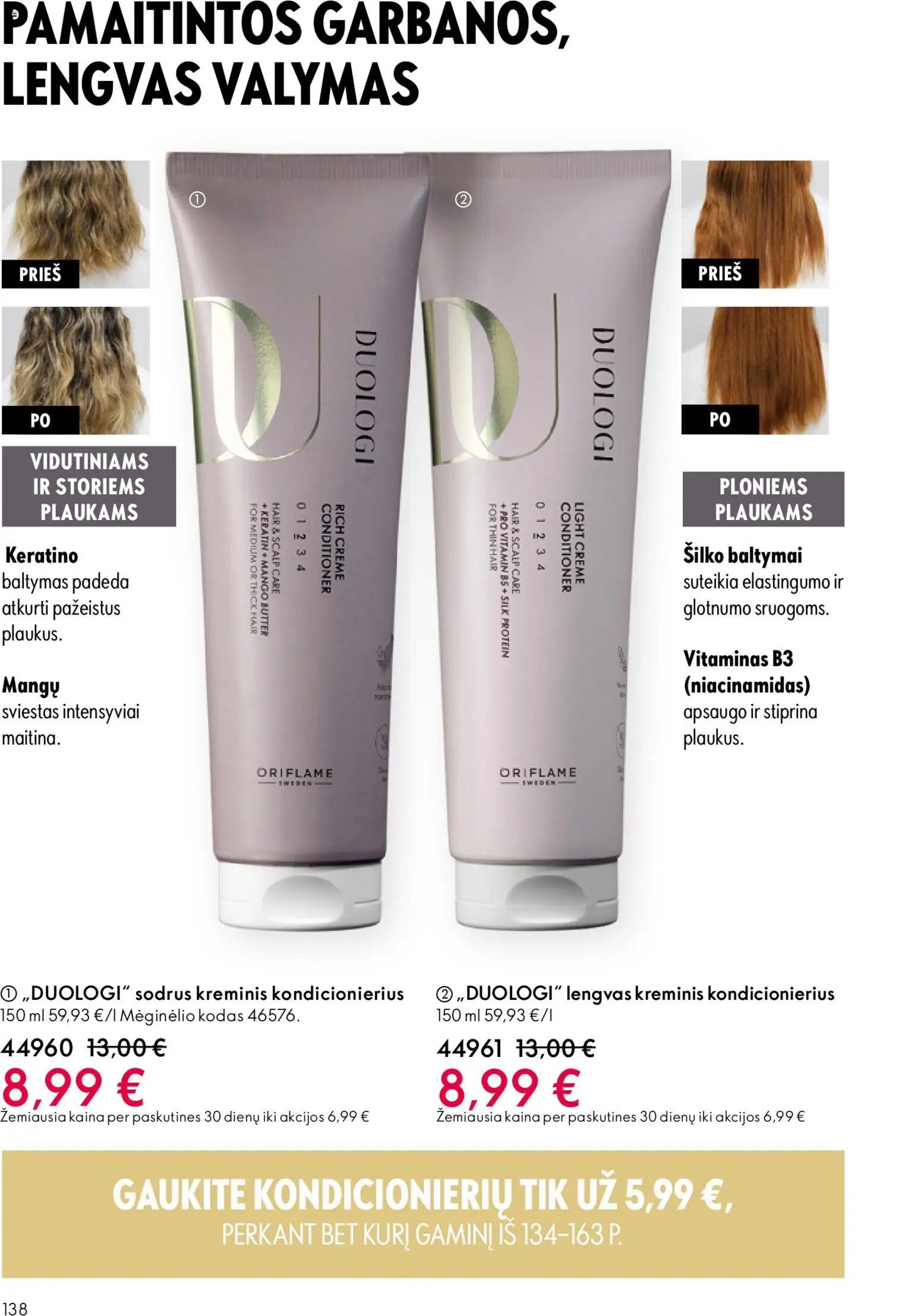 Oriflame akcijos nuo 19.11.2025 | Puslapis: 138 | Prekių: Kondicionierius, Sviestas