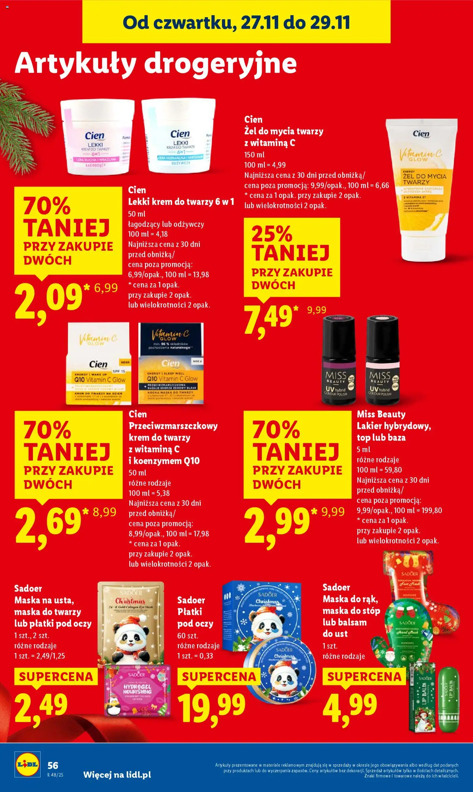 Lidl Black Friday od 27.11.2025 | Strona: 56 | Produkty: Top, Płatki, Krem, Krem do twarzy