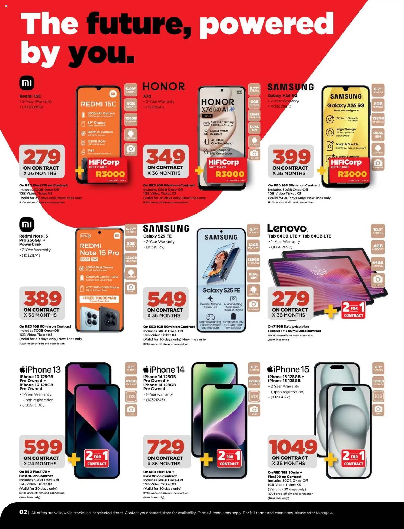 New HiFi Corp catalogue – valid from 02.04.2026 | Page: 2 | Products: Cover, Camera, Audio, Battery