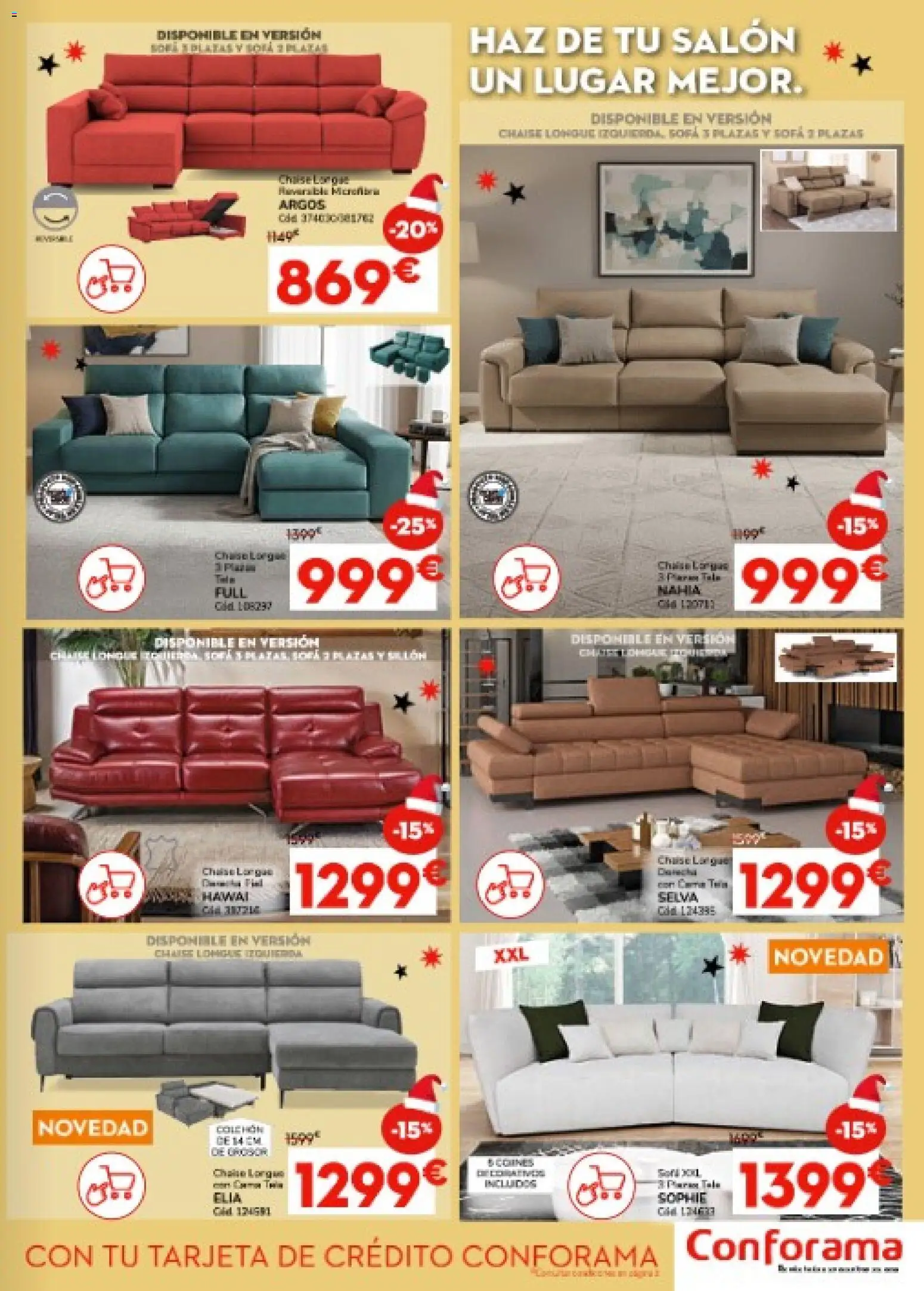 Conforama folleto │ válido desde el 04.12.2025 | Página: 9 | Productos: Sofá