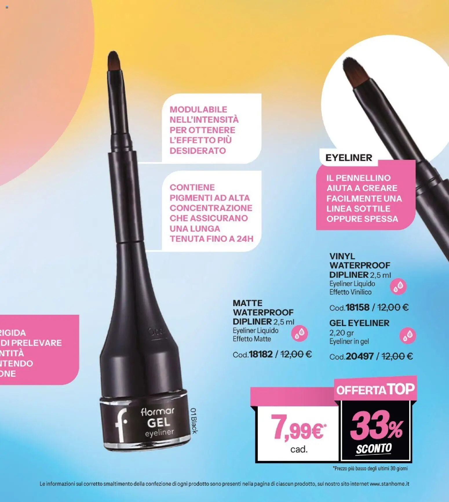 Volantino Stanhome del 31.03.2026 | Pagina: 45 | Prodotti: Eyeliner, Top