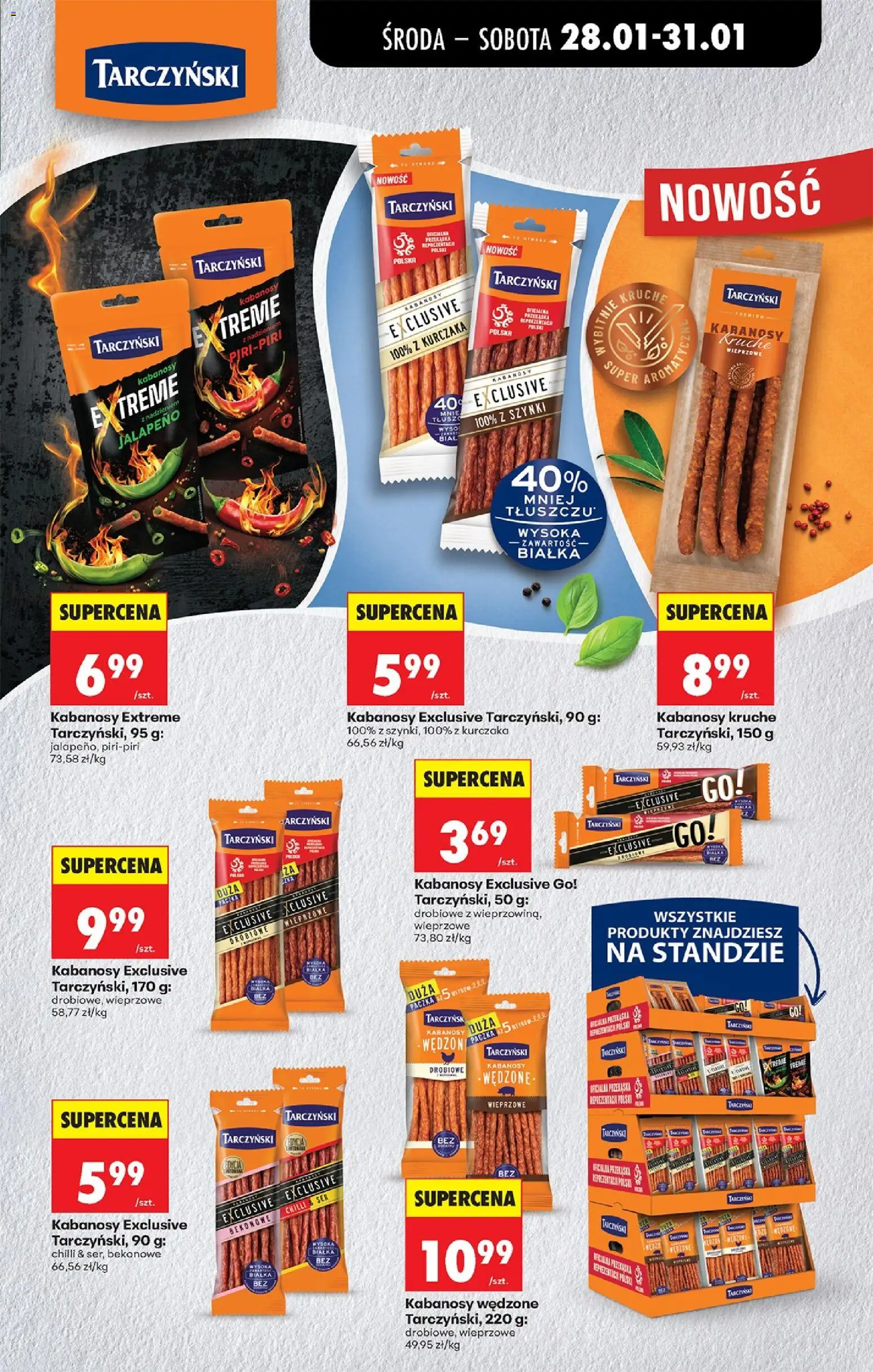 Biedronka gazetka - Oferta w tym tygodniu od 28.01.2026 | Strona: 35 | Produkty: Kabanosy, Ser