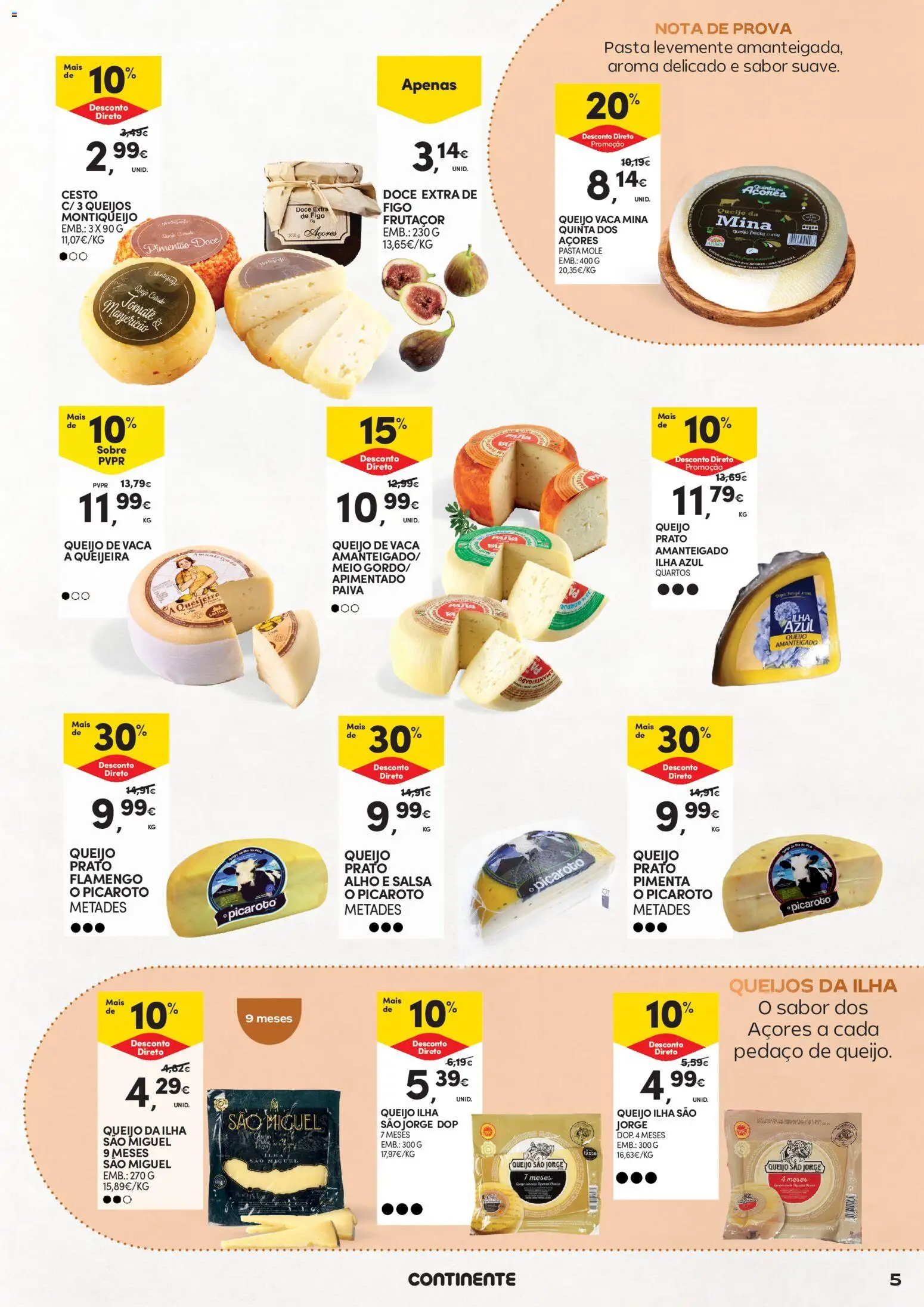Continente - Açores Queijos, Enchidos e Vinhos │ válido de 03.02.2026 | Página: 5 | Produtos: Pimenta, Pimentão, Queijo, Tomate