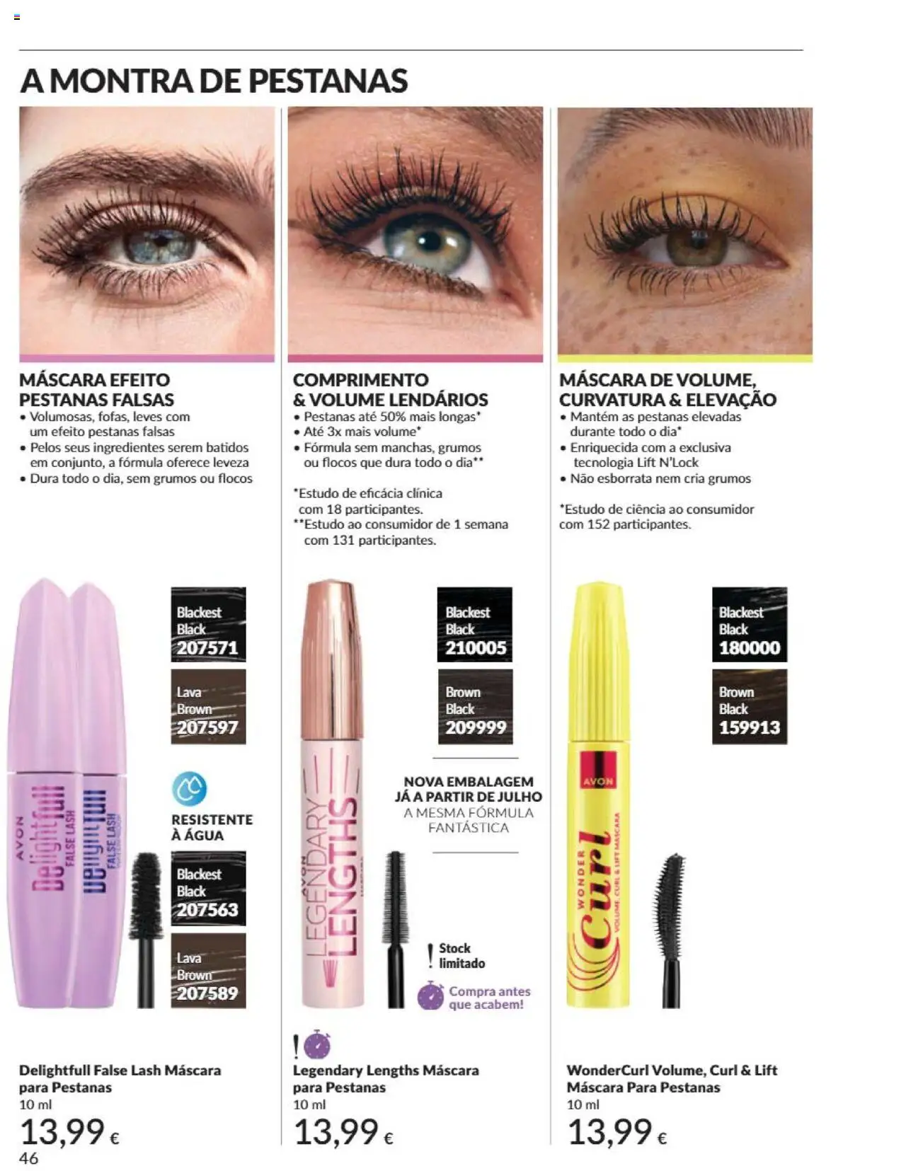 Catálogo Avon Campanha 6 │ válido de 01.06.2025 | Página: 46 | Produtos: Agua, Flocos