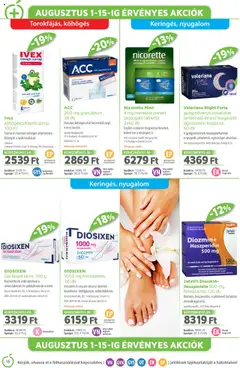 Alma Gyógyszertárak akciós ujság - amely érvényes a következő dátumtól: 01.08.2025 | Oldal: 16 | Termékek: Áfonya, TV