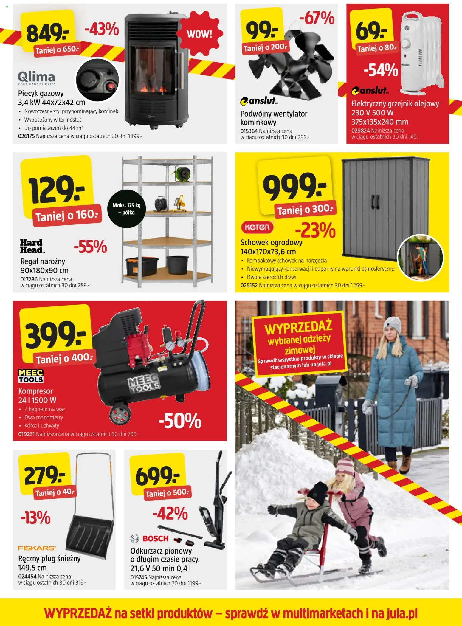 Jula - Gazetka od 29.01.2026 | Strona: 5 | Produkty: Odkurzacz, Piecyk, Półka, Odkurzacz pionowy