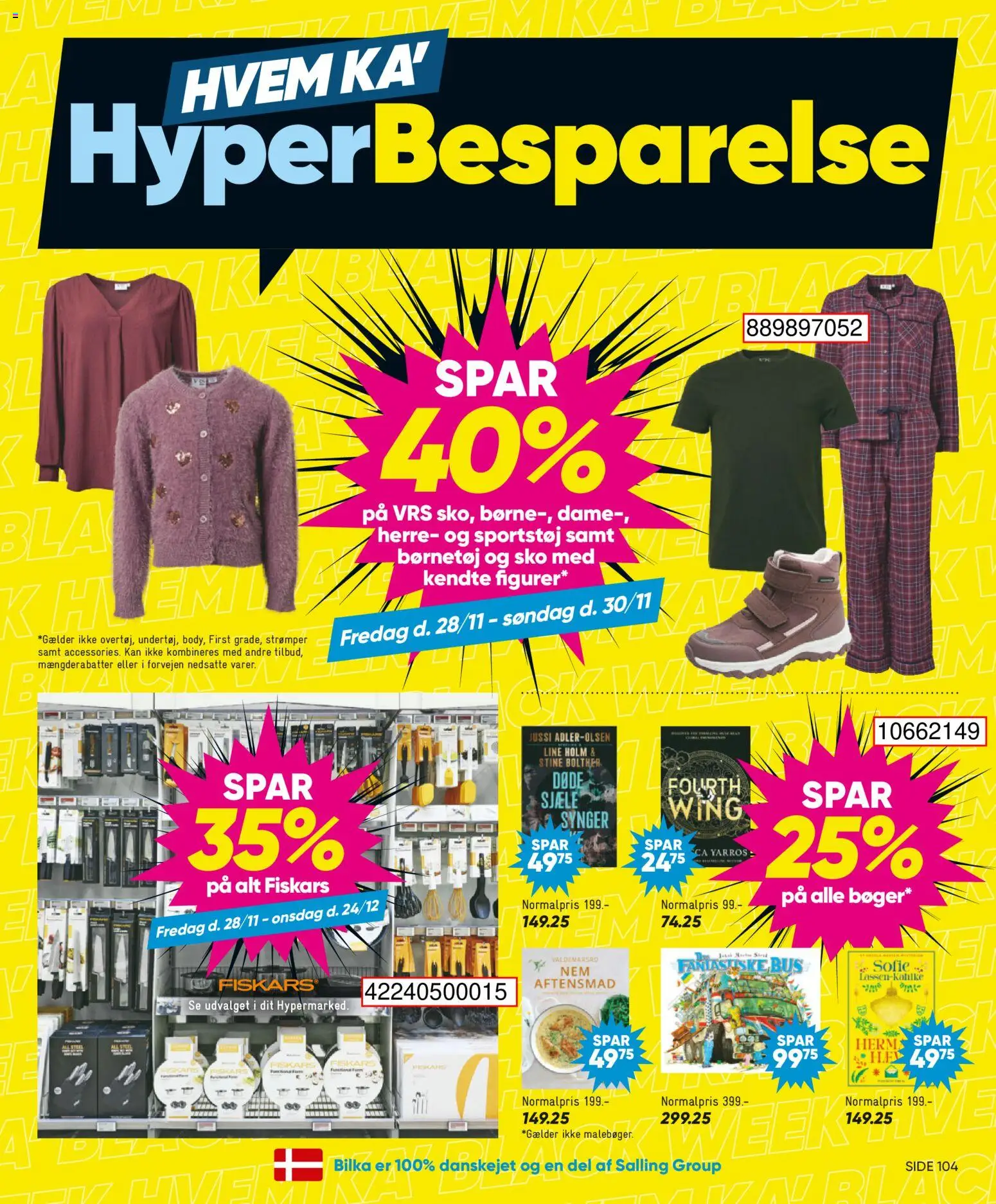 Bilka tilbudsavis – gyldig fra 28.11.2025 | Side: 5 | Produkter: Strømper, Sko