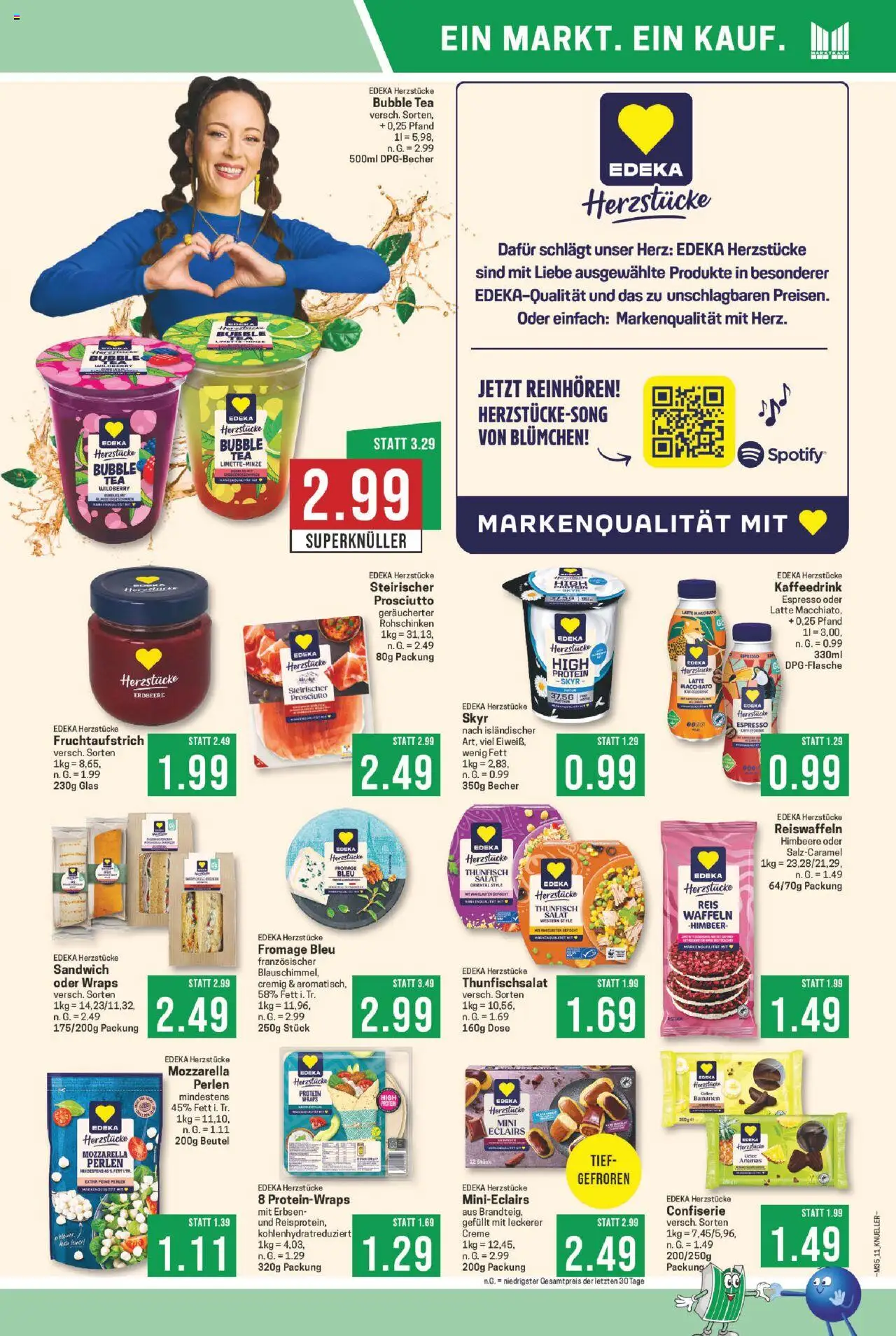 Marktkauf Prospekt 	 - gültig ab dem 25.08.2025 | Seite: 11 | Produkte: Mozzarella, Bananen, Ananas, Himbeere