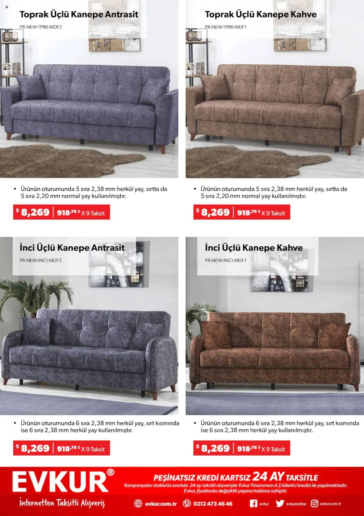Evkur Katalog - 01.09.2025 tarihinden itibaren geçerlidir | Sayfa: 10 | Ürünler: Kanepe, Kahve