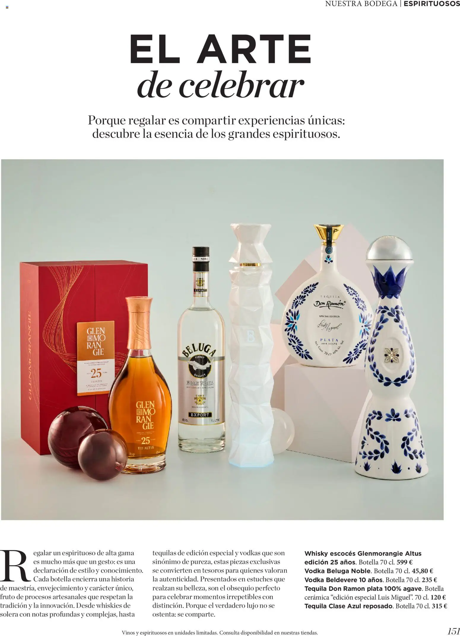 El Corte Inglés ofertas │ válido desde el 19.11.2025 | Página: 151 | Productos: Vodka, Whisky
