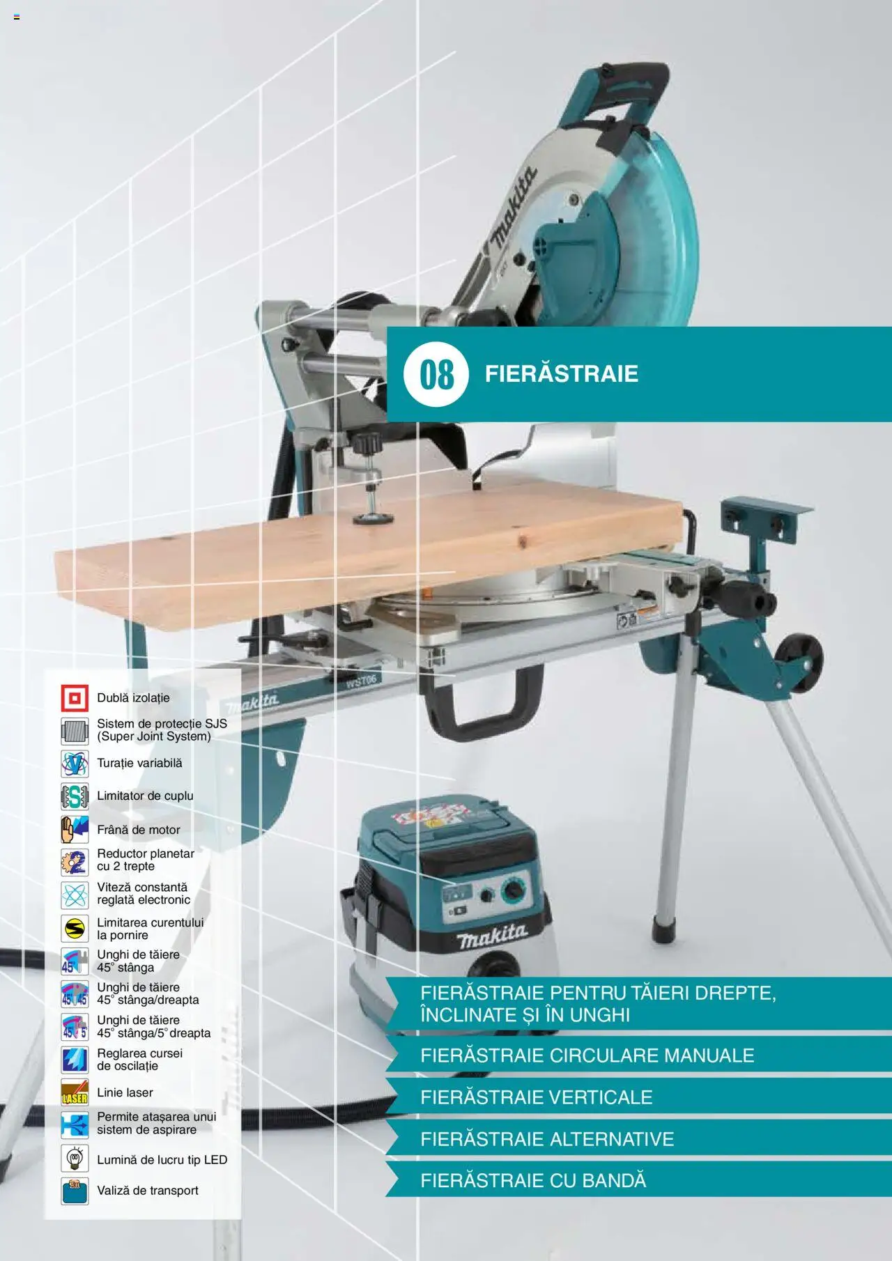 Noul catalog Makita – valabil de la 08.01.2025 | Pagină: 228 | Produse: Valiză