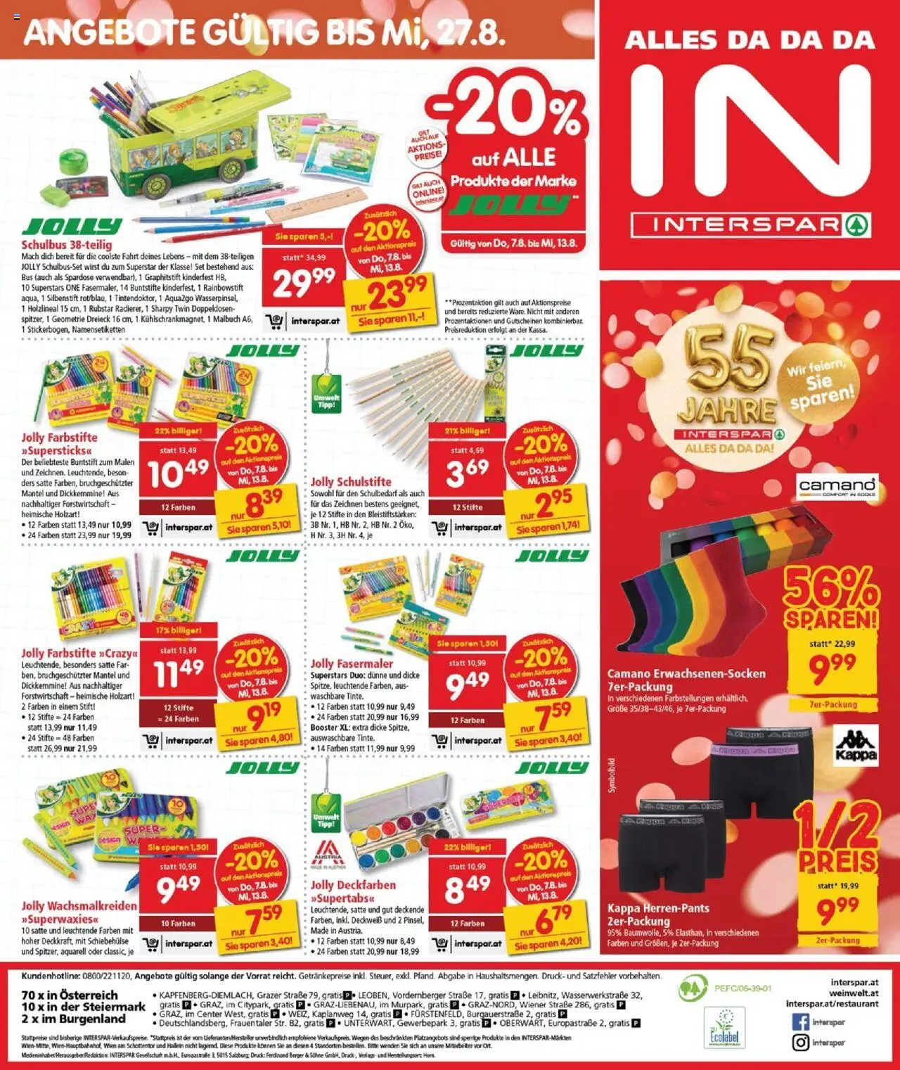 Interspar Flugblatt - Burgenland gültig ab 07.08.2025 | Seite: 16 | Produkte: Mantel