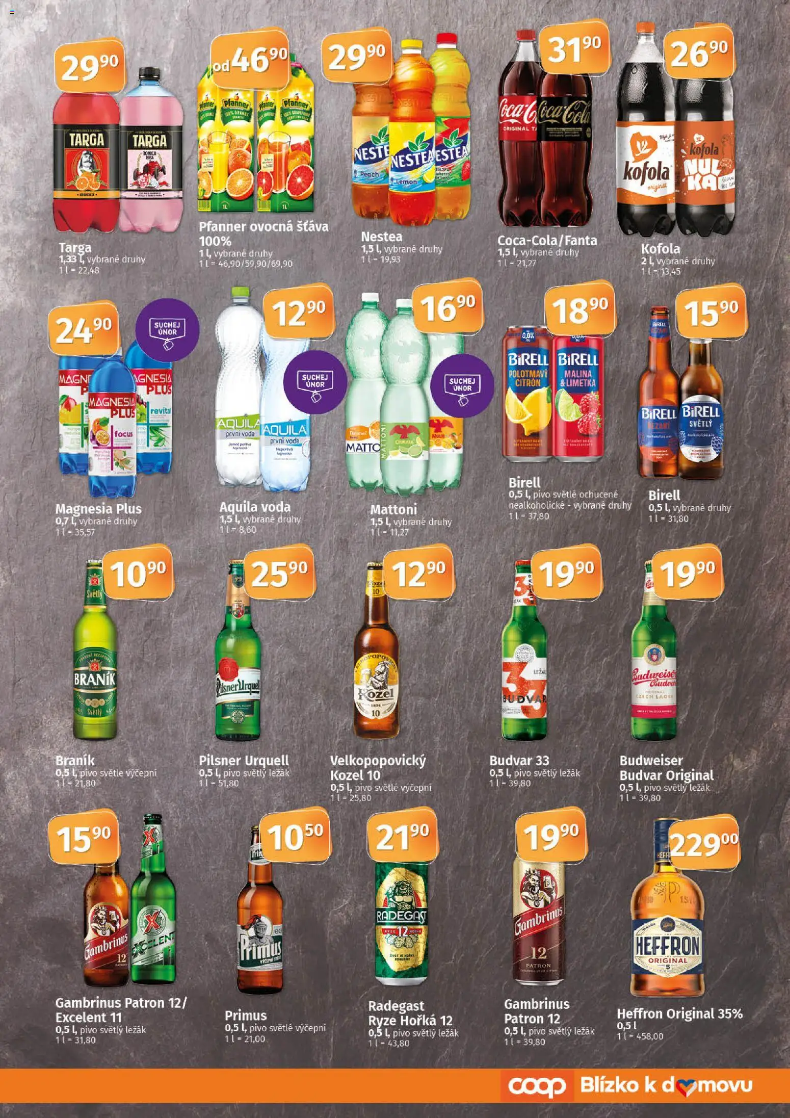 Coop leták - Tuty od 25.02.2026 | Strana: 7 | Produkty: Heffron, Kozel, Radegast, Pilsner Urquell