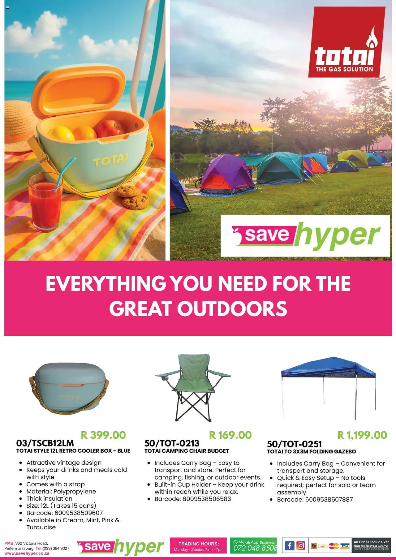 New Save catalogue – valid from 18.09.2025 | Page: 6 | Products: Bag, Chair, Box, Cooler