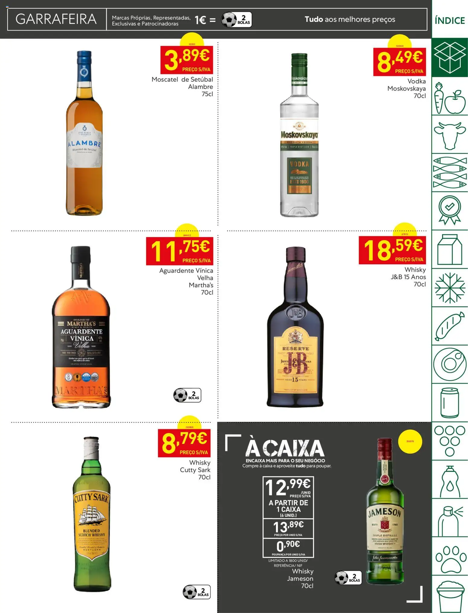 Recheio - Bons Negócios Madeira │ válido de 07.04.2026 | Página: 41 | Produtos: Whisky, Caixa, Vodka