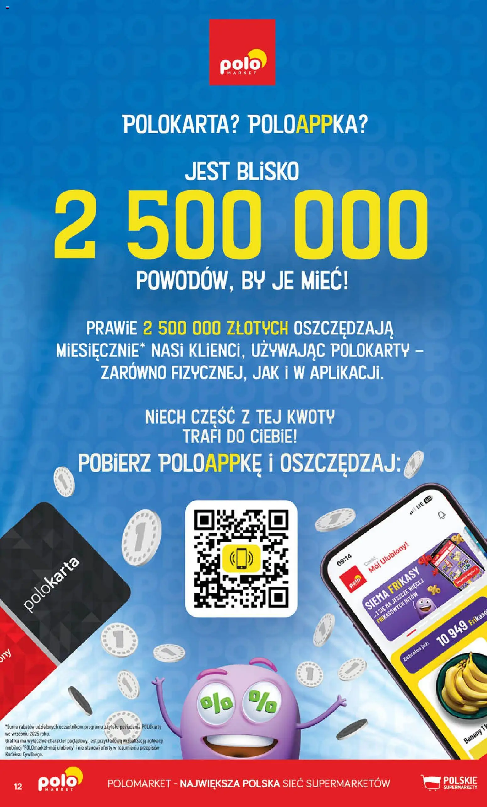 POLOmarket gazetka od 18.03.2026 | Strona: 12 | Produkty: Banany