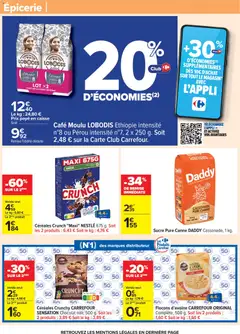 Carrefour - Prévisualisation de Carrefour catalogue semaine 14 valide à partir de 31.03.2026 | Page: 32 | Produits: Flocons, Cassonade, Café moulu, Chocolat