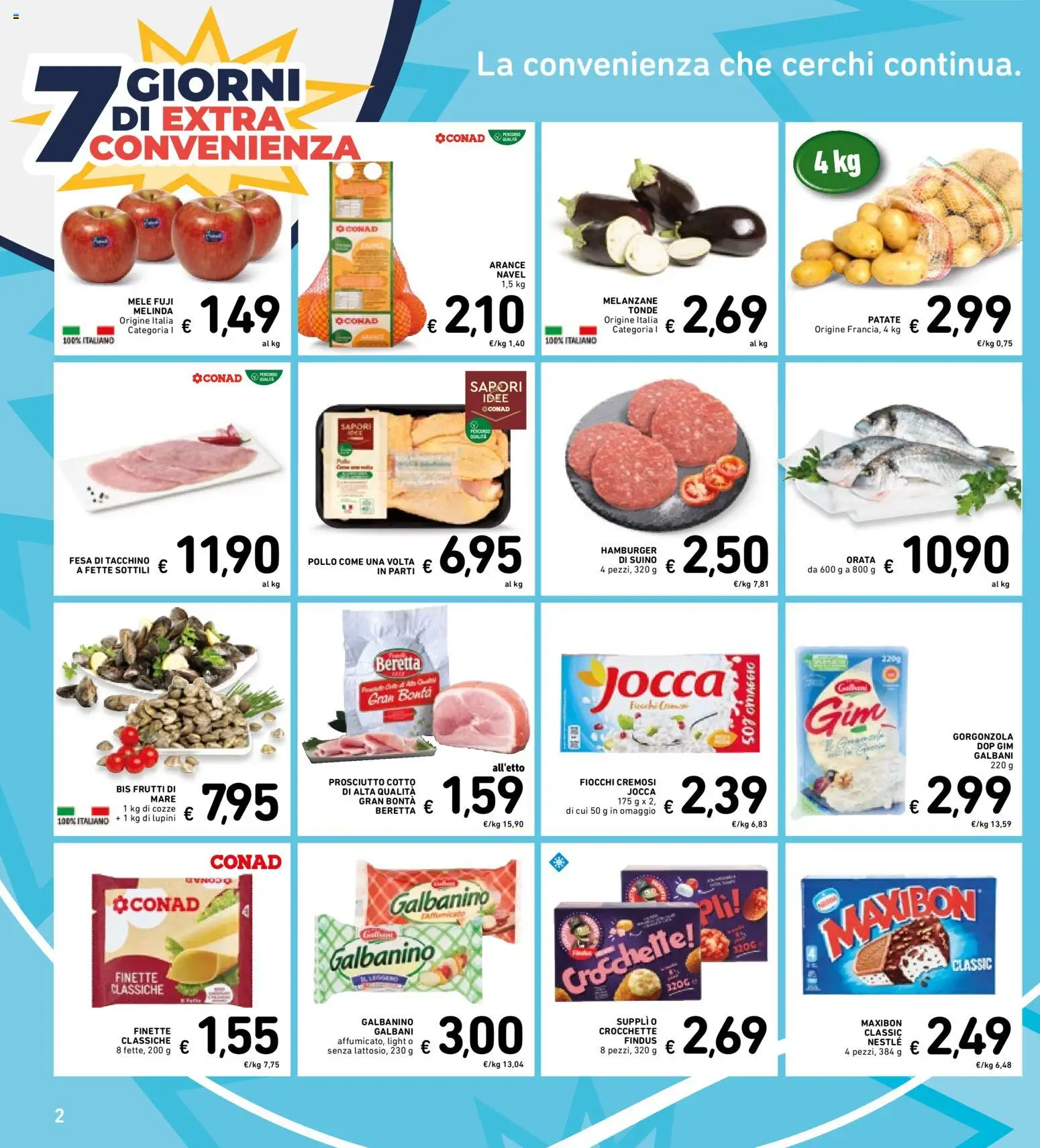 Volantino Spazio Conad del 07.04.2026 | Pagina: 31 | Prodotti: Lupini, Patate, Suino, Prosciutto