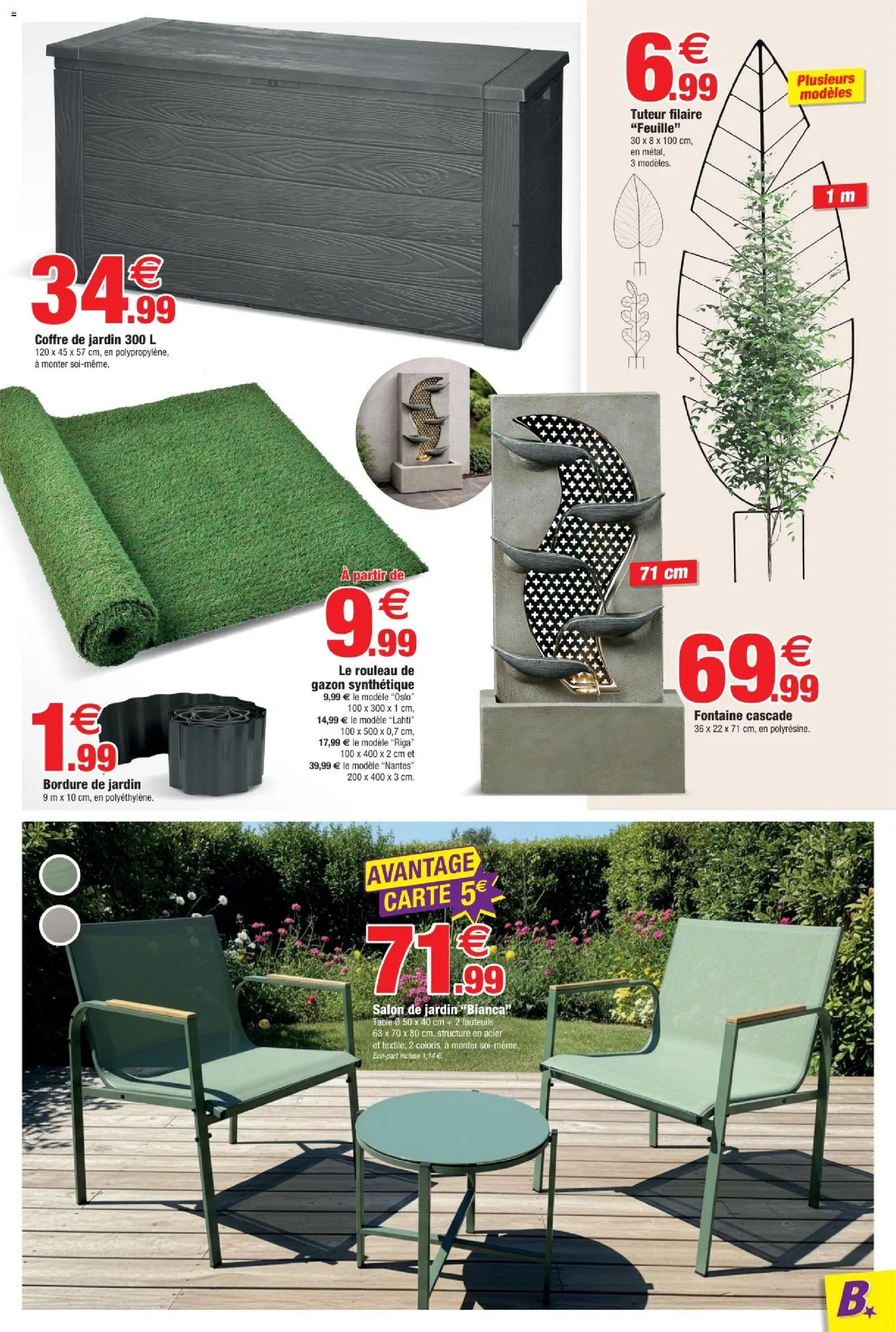 {H1} | Page: 11 | Produits: Salon de jardin, Table, Coffre de jardin, Bordure de jardin