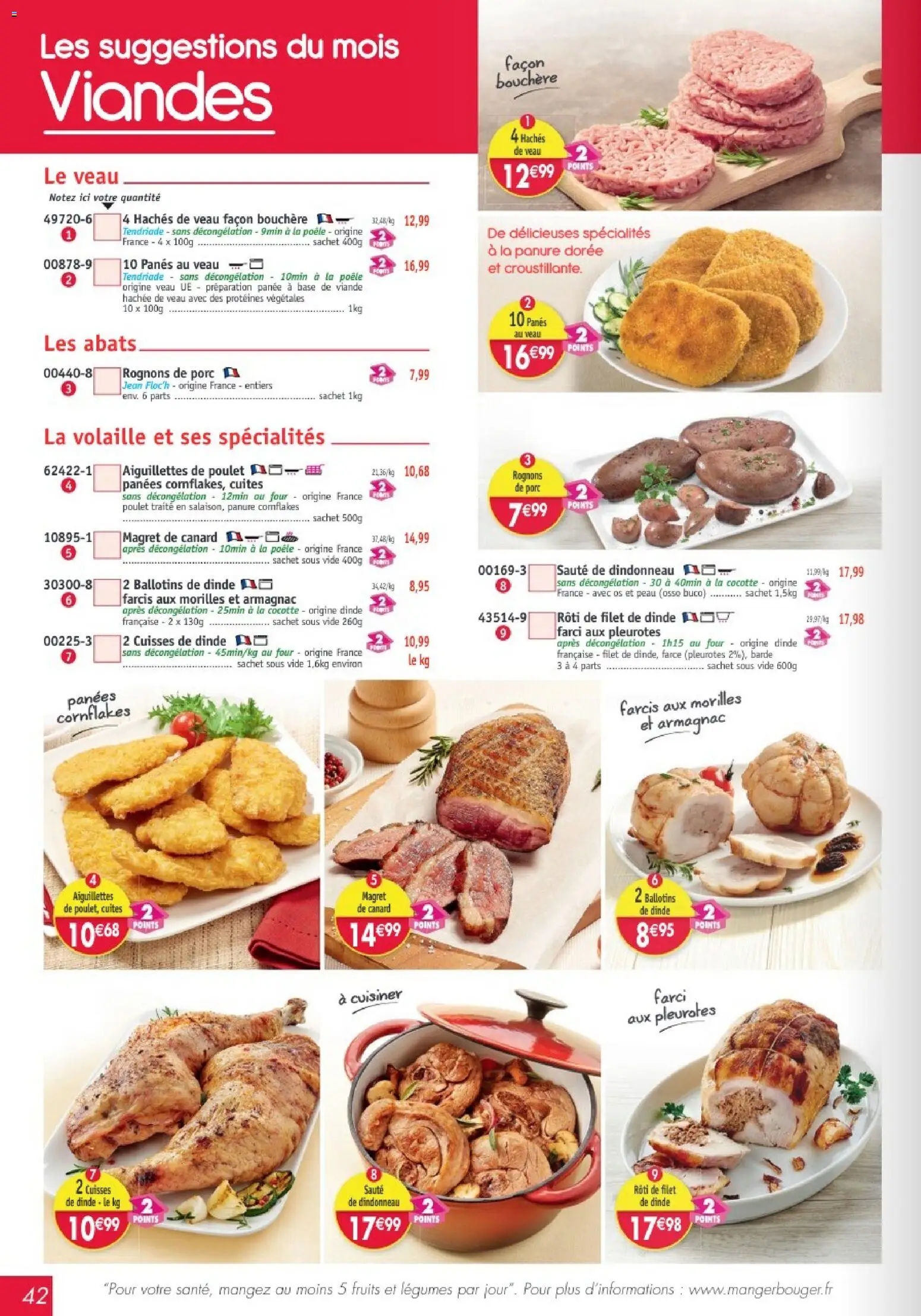 {H1} | Page: 42 | Produits: Base, Poêle, Volaille, Viande hachée