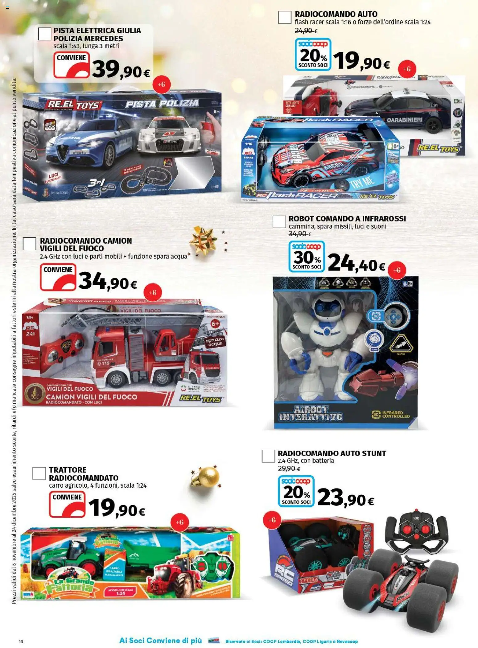 Volantino Ipercoop del 06.11.2025 | Pagina: 14 | Prodotti: Data, Scala, Robot, Batteria