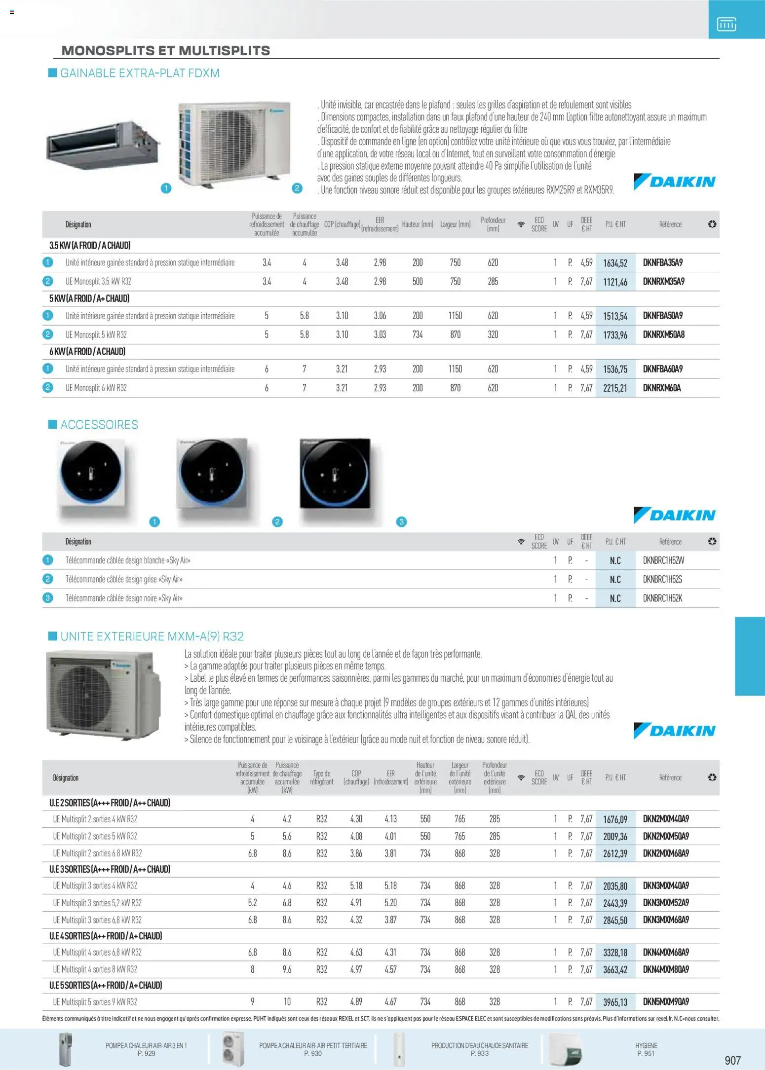 {H1} | Page: 119 | Produits: Filtre, Télécommande