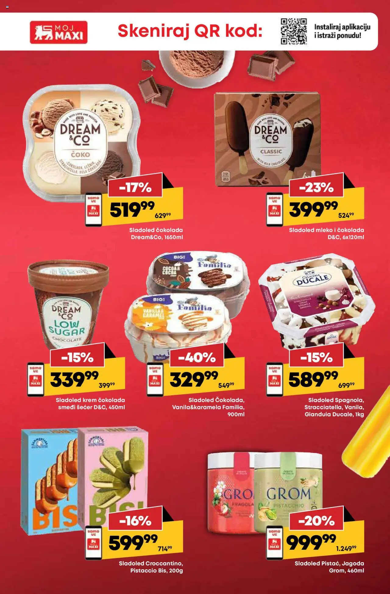 Mega Maxi katalog - važi od 14.08.2025 | Strana: 9 | Proizvode: Sladoled, Šećer, Mleko, Čokolada