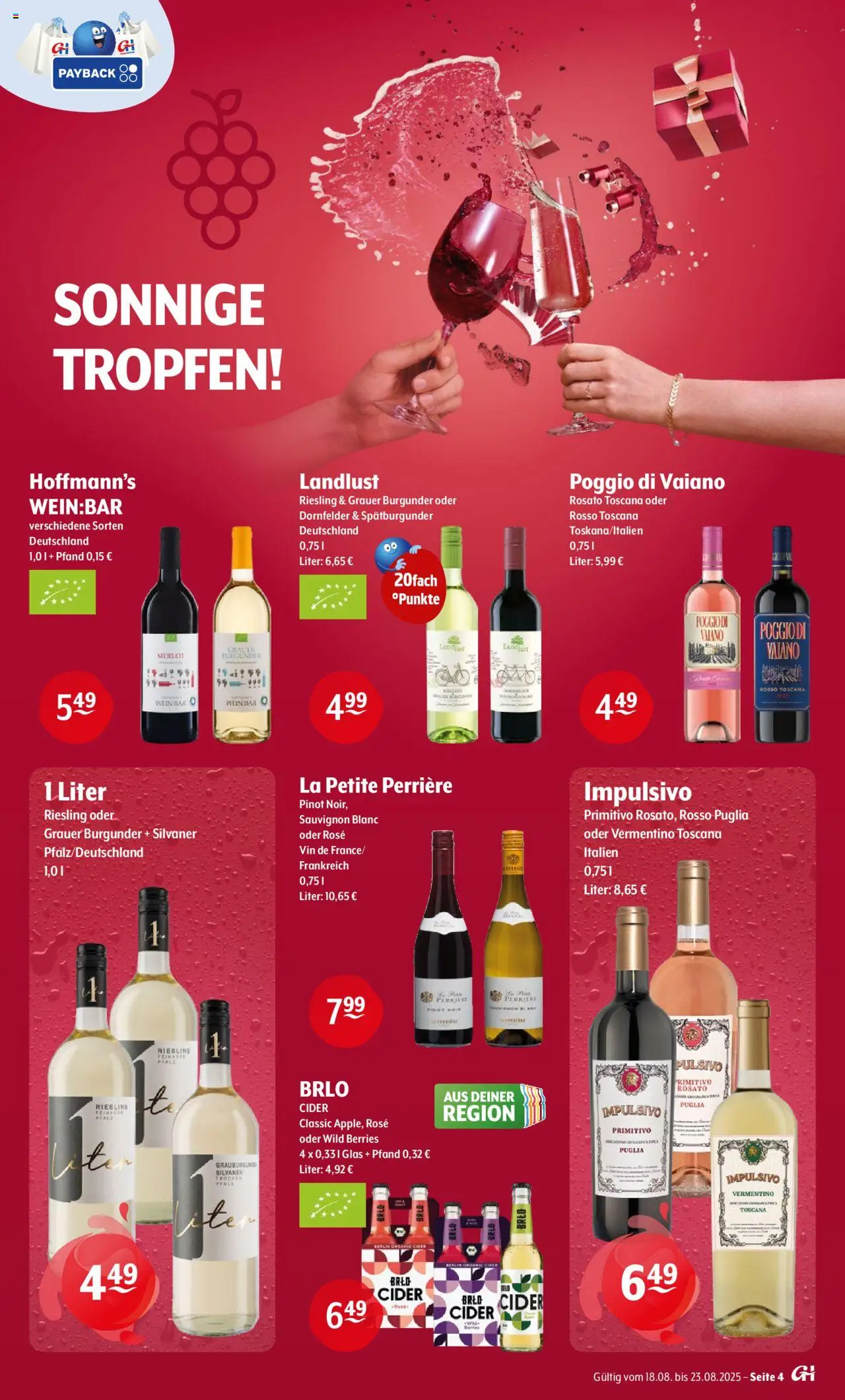 Trink und Spare Prospekt 	 - gültig ab dem 18.08.2025 | Seite: 4 | Produkte: Merlot
