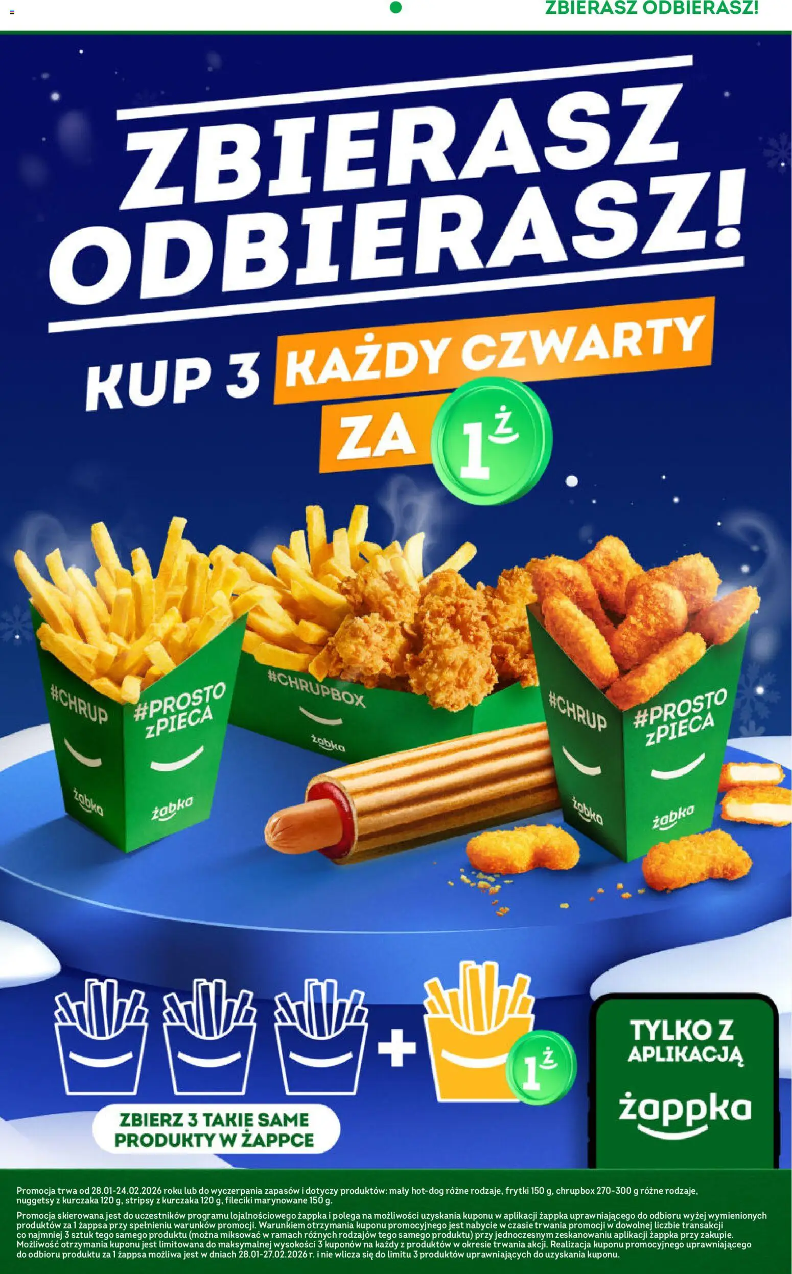 Żabka Gazetka od 28.01.2026 | Strona: 9 | Produkty: Frytki
