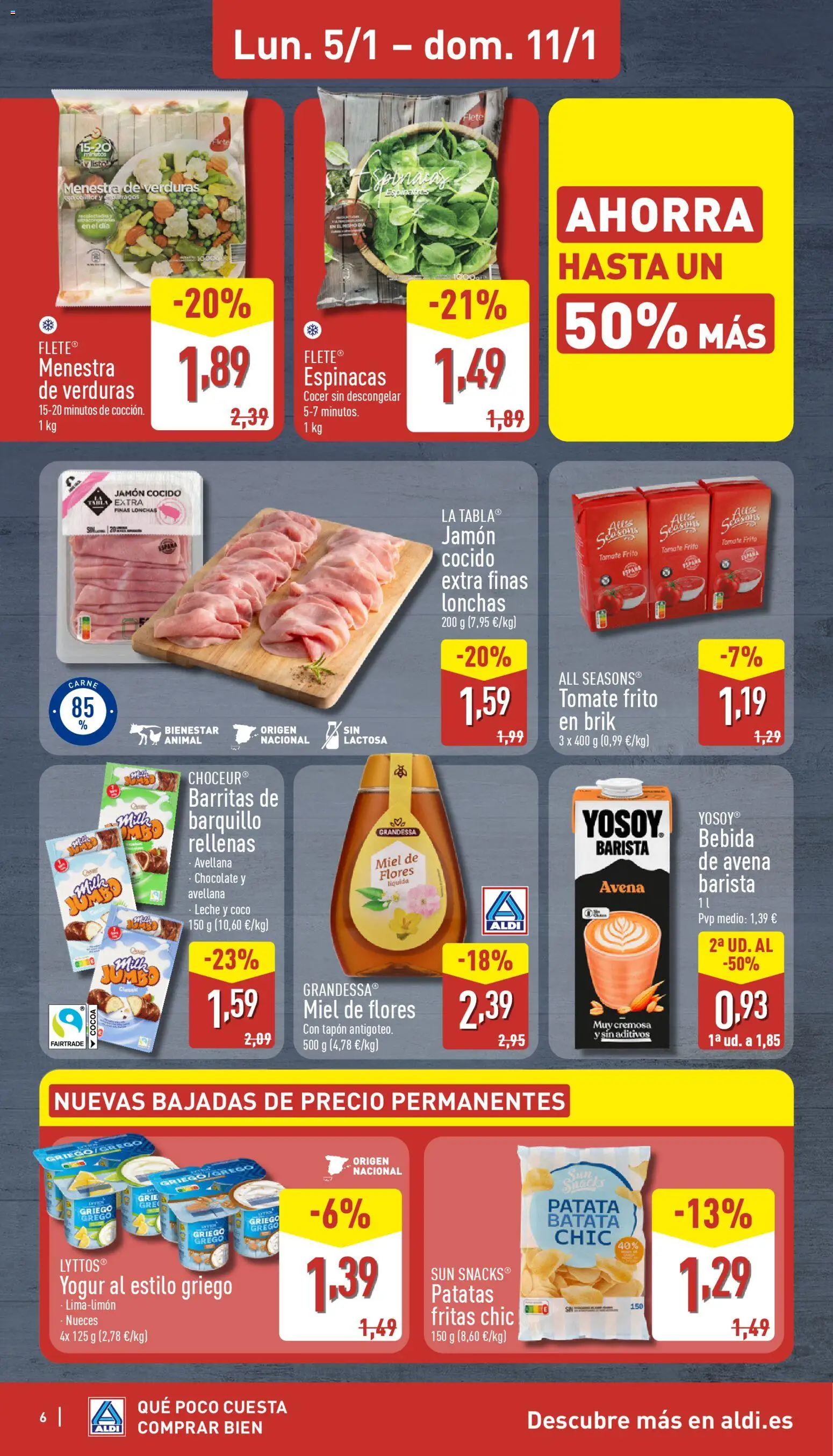 Aldi folleto Baleares │ válido desde el 05.01.2026 | Página: 6 | Productos: Ψηφιακή κάμερα, Yogur, Τυρόπιτα, Πορσελάνη