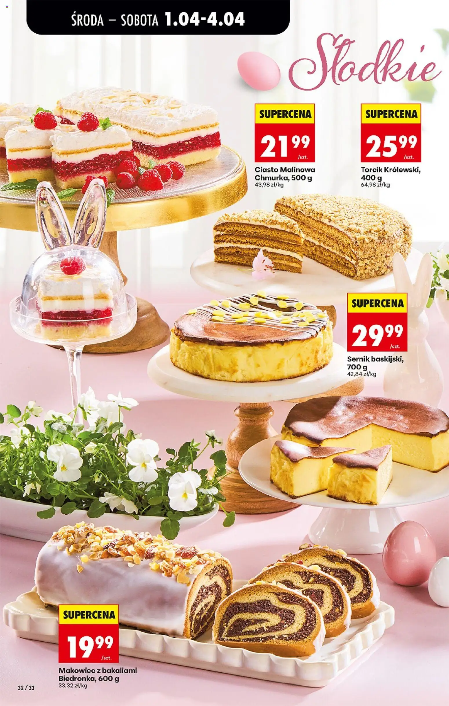 Biedronka gazetka od środy od 01.04.2026 | Strona: 36 | Produkty: Ciasto
