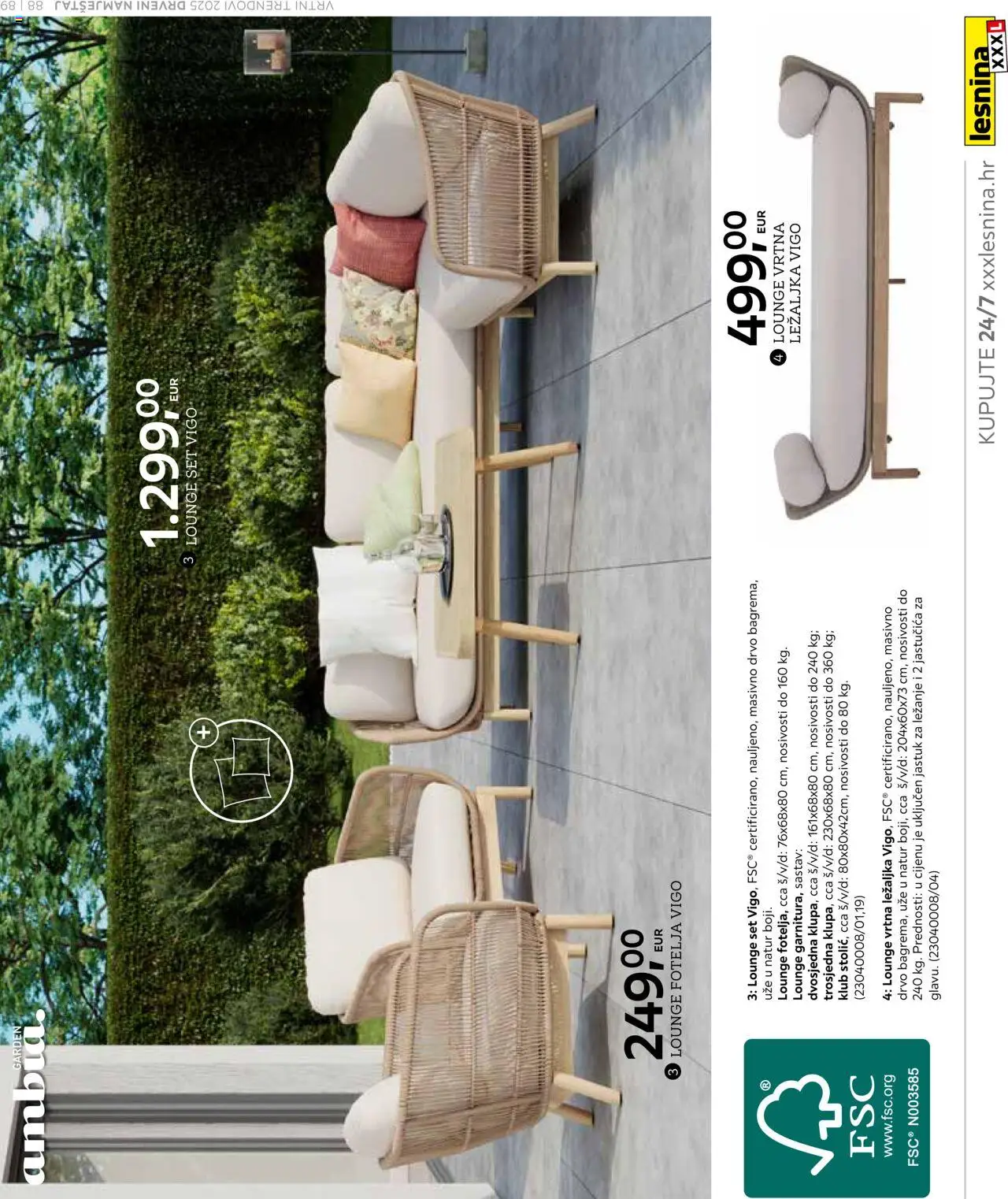 Lesnina katalog | vrijedi od 25.02.2025 | Stranica: 89 | Proizvodi: Jastuk, Fotelja, Ležaljka